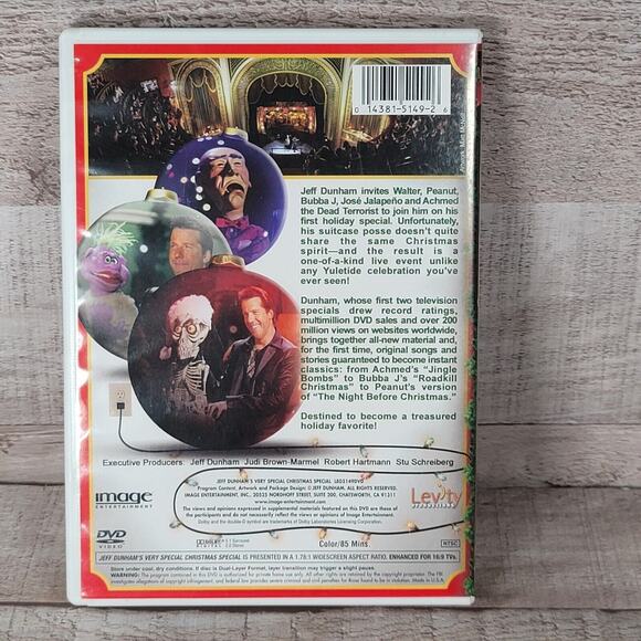 Jeff Dunham DVD Very Special Christmas Special Walter Peanut Bubba Jose & Achmed - Picture 2 of 4